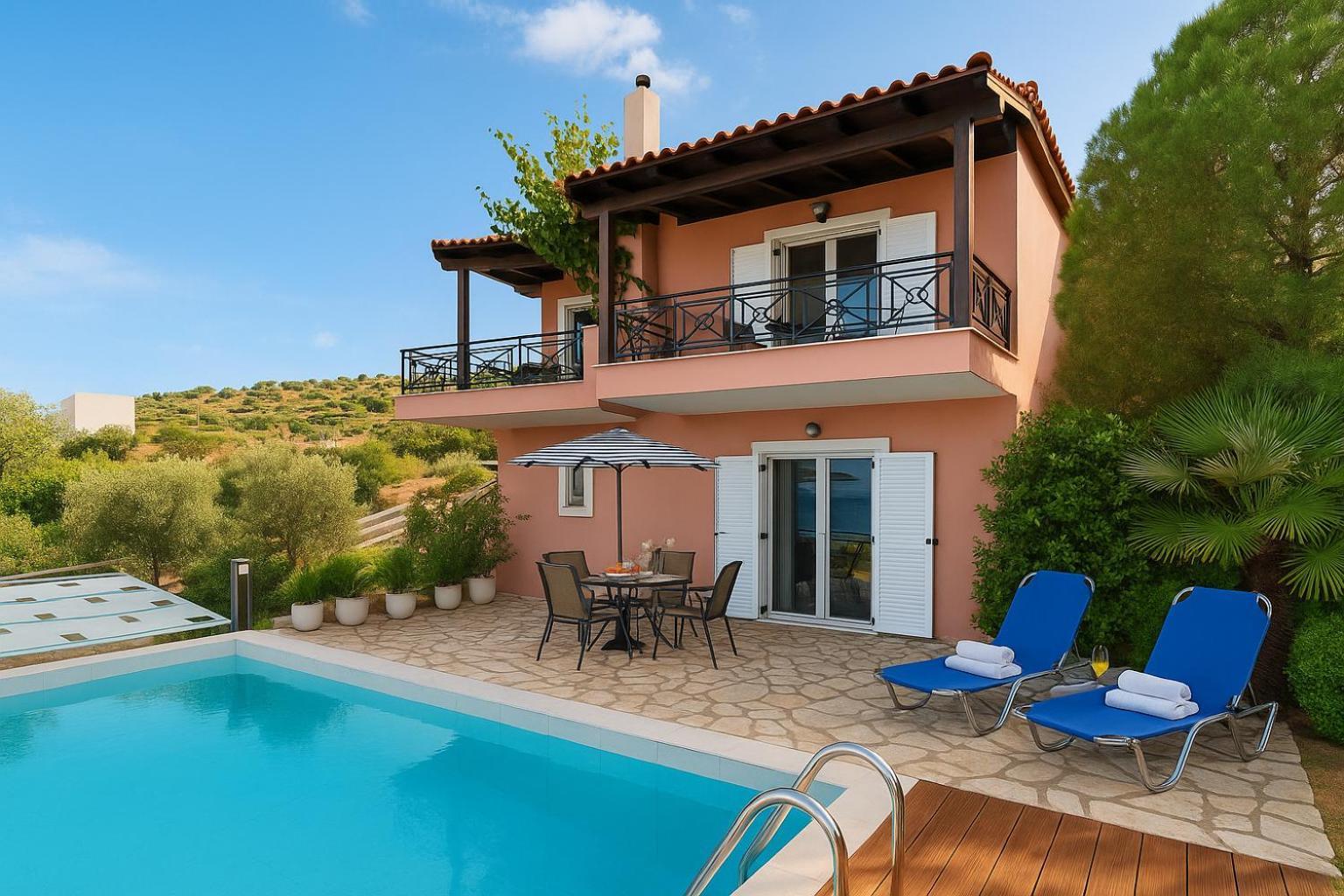 Coastal Paradise Found - Komis' Private Pool Retreat Agios Nikolaos  Esterno foto